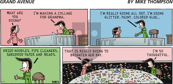 Grand Avenue on Sunday May 17, 2020 Comic Strip