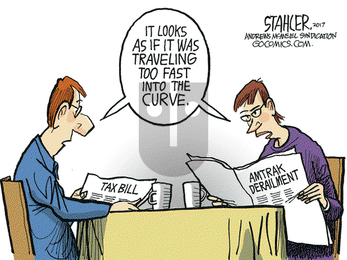 Jeff Stahler on Wednesday December 20, 2017 Comic Strip