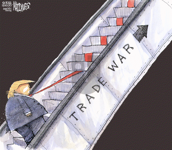 Matt Davies on Monday April 9, 2018 Comic Strip