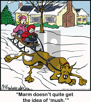 Marmaduke on Monday February 9, 2015 Comic Strip