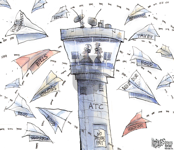 Matt Davies on Friday November 7, 2025 Comic Strip