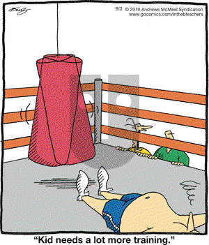 In the Bleachers on Saturday August 3, 2019 Comic Strip