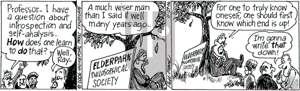 The Elderberries on Wednesday November 29, 2006 Comic Strip