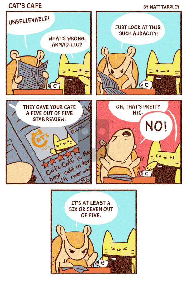 Cat's Cafe - Monday July 8, 2019 Comic Strip