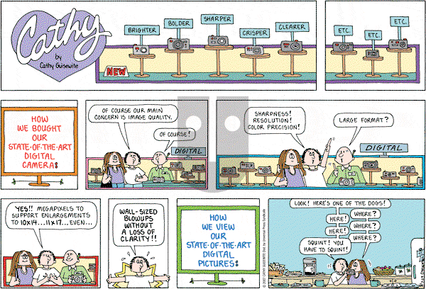 Cathy Classics - Sunday July 29, 2007 Comic Strip