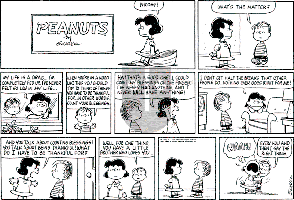 Peanuts - Sunday June 30, 1963 Comic Strip