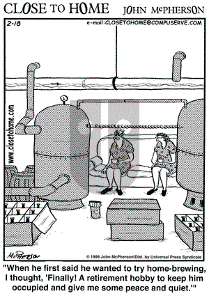 Close to Home on Thursday February 18, 1999 Comic Strip