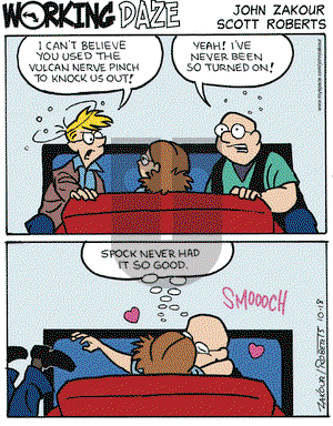 Working Daze on Saturday October 18, 2008 Comic Strip