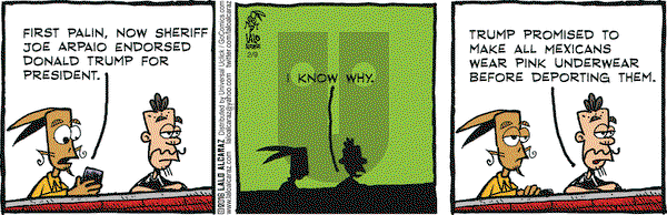 La Cucaracha on Tuesday February 9, 2016 Comic Strip