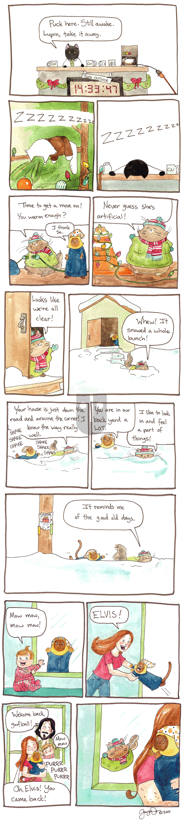 Breaking Cat News on Monday July 20, 2015 Comic Strip