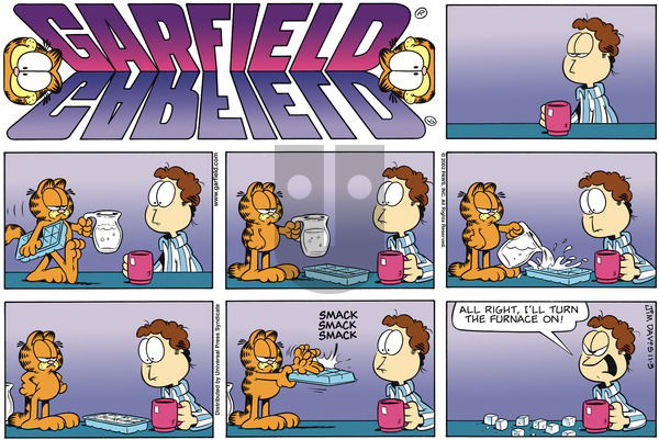 Garfield on Sunday November 3, 2002 Comic Strip