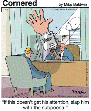 Cornered on Monday March 2, 2020 Comic Strip