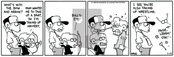 FoxTrot on Tuesday July 14, 1998 Comic Strip
