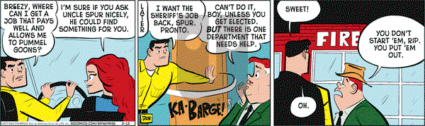 Rip Haywire on Friday March 13, 2015 Comic Strip