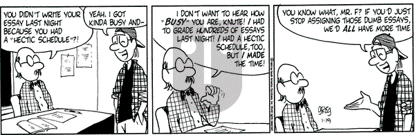 Luann on Thursday January 19, 1995 Comic Strip