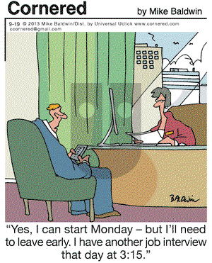 Cornered on Thursday September 19, 2013 Comic Strip