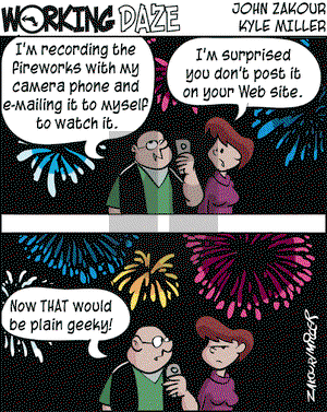 Working Daze - Saturday July 3, 2004 Comic Strip