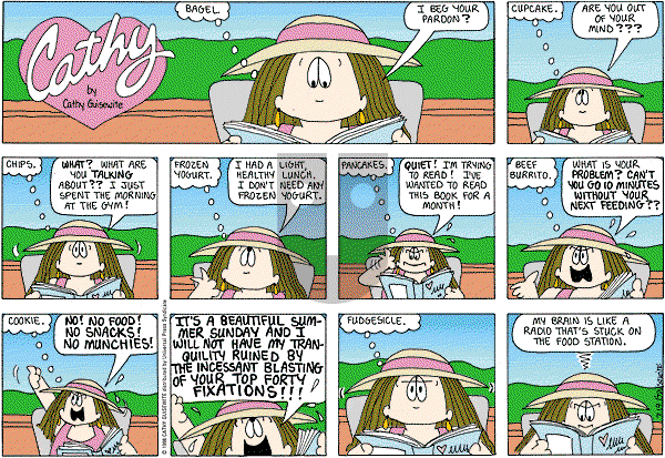 Cathy Classics - Sunday July 19, 1998 Comic Strip