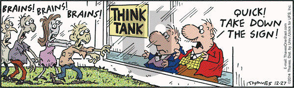 Frank and Ernest on Saturday December 27, 2014 Comic Strip