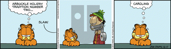 Garfield on Wednesday December 17, 2014 Comic Strip