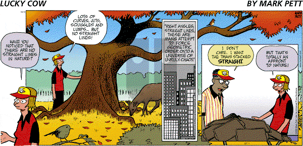 Lucky Cow on Sunday October 19, 2003 Comic Strip