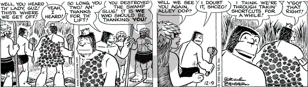 Alley Oop on Friday July 9, 1999 Comic Strip