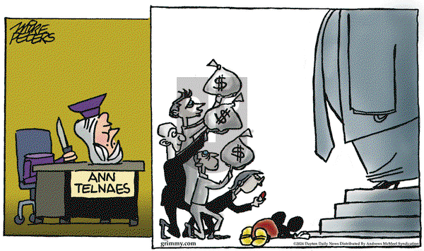 Mike Peters on Wednesday January 8, 2025 Comic Strip