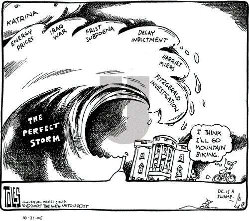 Tom Toles on Friday October 21, 2005 Comic Strip