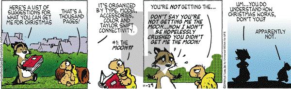 Over the Hedge on Saturday November 29, 2014 Comic Strip