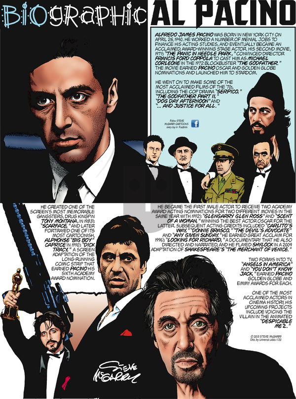 Biographic on Sunday January 20, 2013 Comic Strip