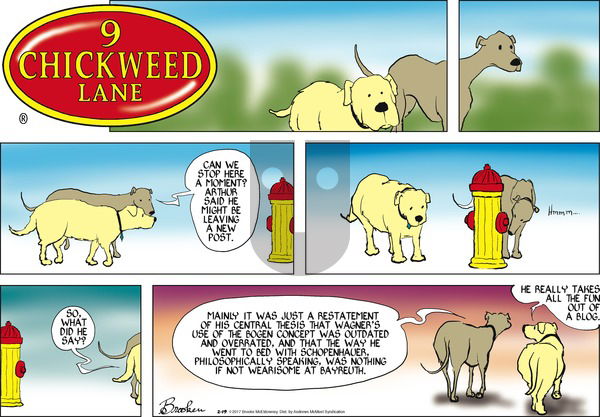9 Chickweed Lane on Sunday February 19, 2017 Comic Strip