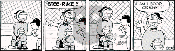 Drabble on Friday April 20, 2001 Comic Strip