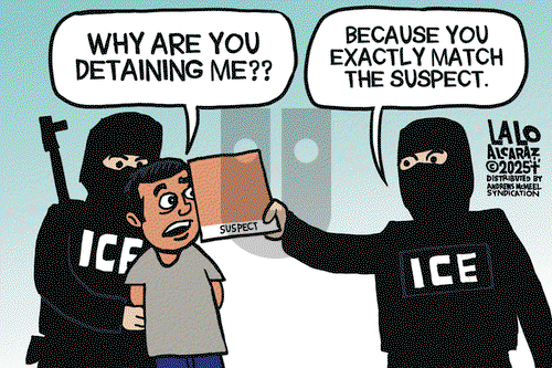 Lalo Alcaraz on Wednesday June 11, 2025 Comic Strip
