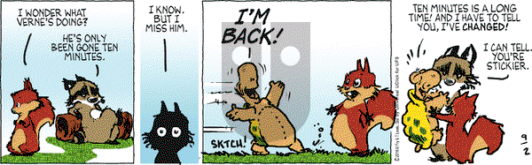 Over the Hedge on Friday September 2, 2016 Comic Strip