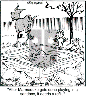 Marmaduke on Wednesday September 11, 2002 Comic Strip