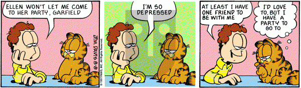 Garfield on Friday August 8, 1997 Comic Strip