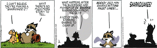 Over the Hedge on Monday July 29, 2013 Comic Strip