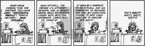 Doonesbury on Tuesday May 29, 1973 Comic Strip