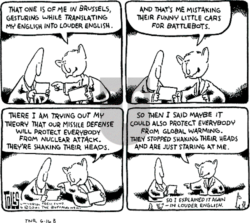Tom Toles on Friday June 15, 2001 Comic Strip
