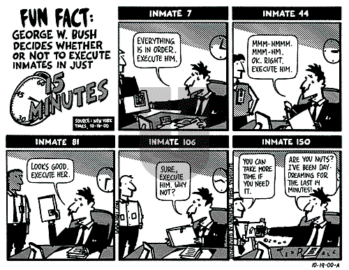 Ted Rall on Thursday October 19, 2000 Comic Strip