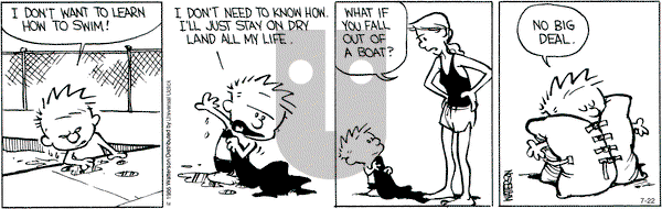 Calvin and Hobbes - Friday July 22, 2016 Comic Strip