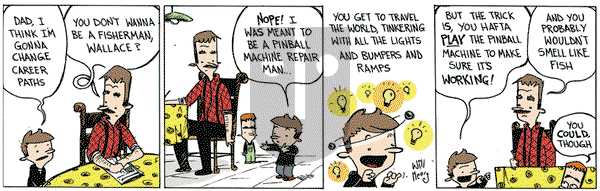Wallace the Brave - Monday August 24, 2015 Comic Strip