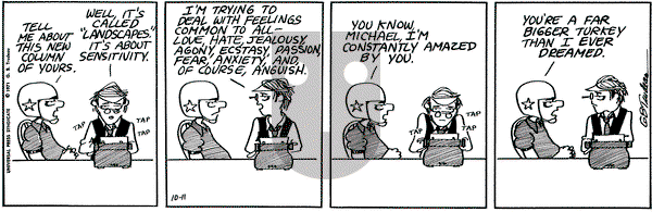 Doonesbury on Monday October 11, 1971 Comic Strip