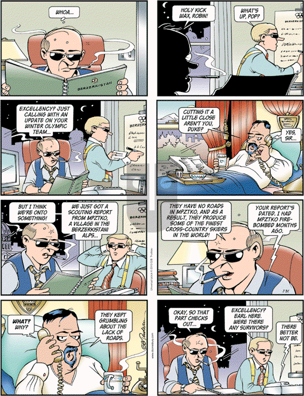 Doonesbury - Sunday January 31, 2010 Comic Strip