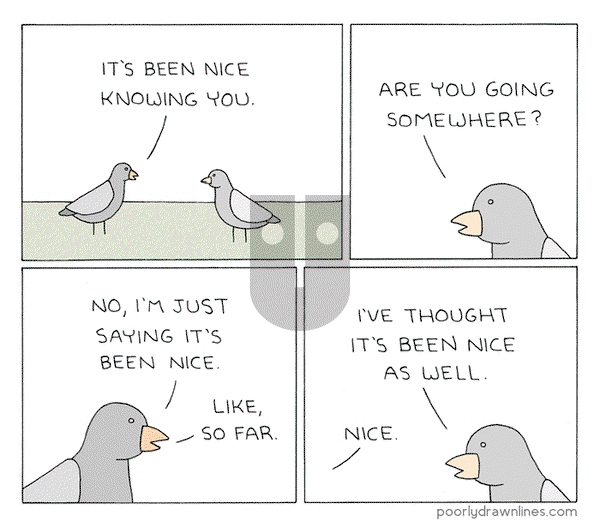 Poorly Drawn Lines on Monday August 20, 2018 Comic Strip