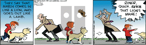 Red and Rover on Tuesday March 1, 2016 Comic Strip