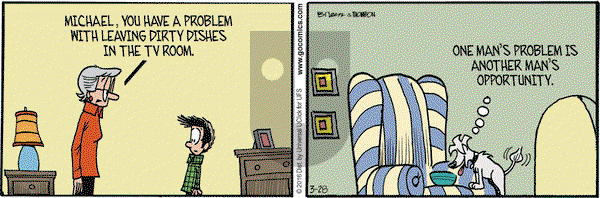 Grand Avenue on Monday March 28, 2016 Comic Strip