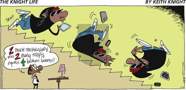 The Knight Life on Sunday December 8, 2013 Comic Strip