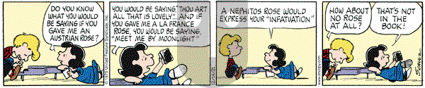 Peanuts on Friday December 14, 2001 Comic Strip