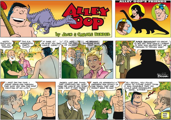 Alley Oop on Sunday August 24, 2008 Comic Strip
